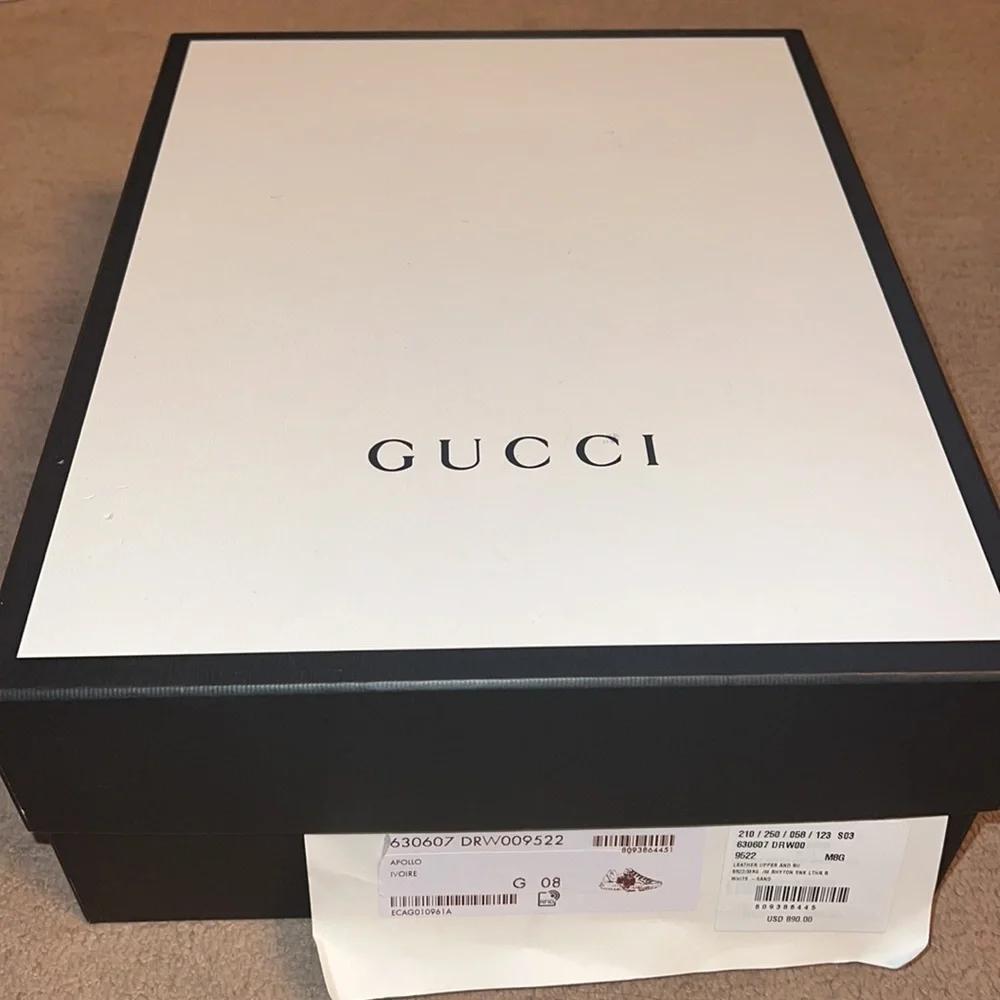 Gucci Rhyton Interlocking Disk men size 8